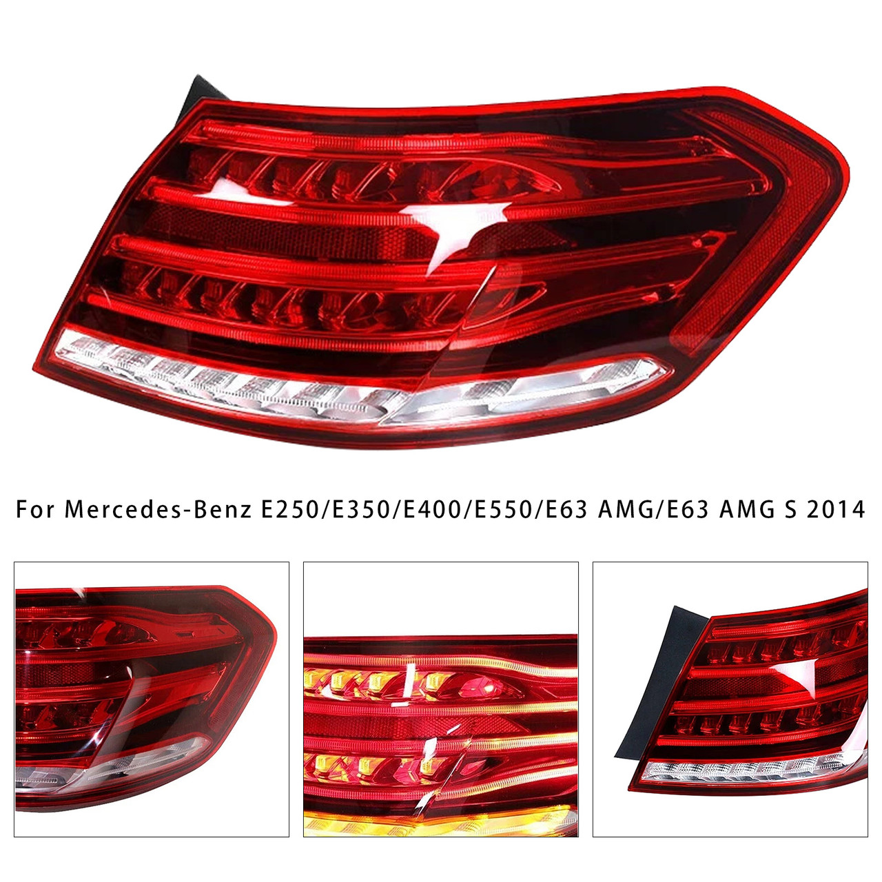 2013-2015 Mercedes-Benz E-CLASS W212 SEDAN FACELIFT Right Side LED Outer Rear Tail Light Brake Lamp Generic
