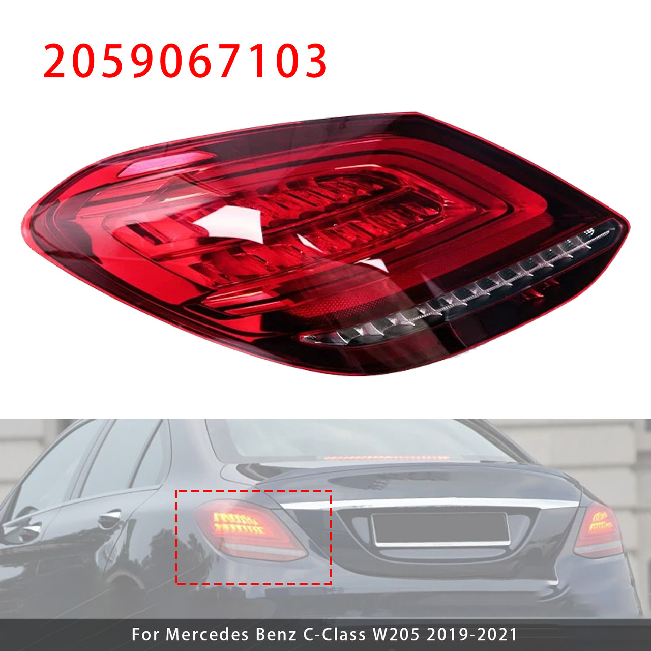 2010-2015 Lexus RX450h Base Sportdesign Left+Right Rear Bumper Reflector 814900E010 814800E010 Red Generic