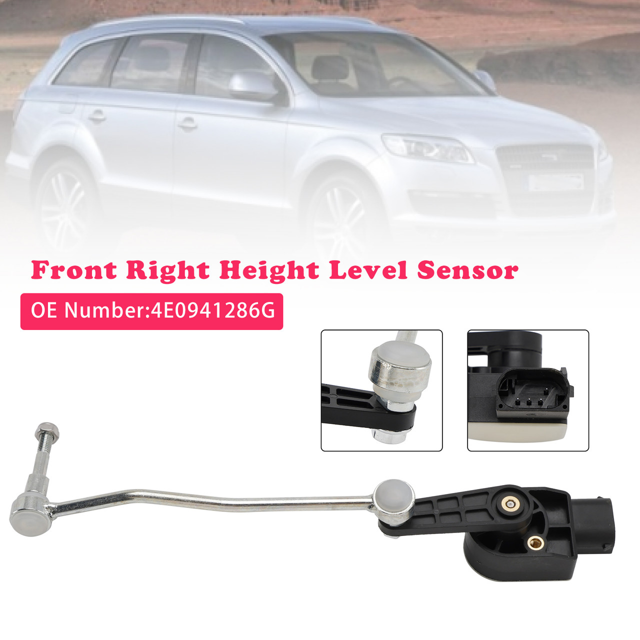 2003-2018 Bentley Continental Front Right Ride Height Level Sensor 4E0941286G Generic