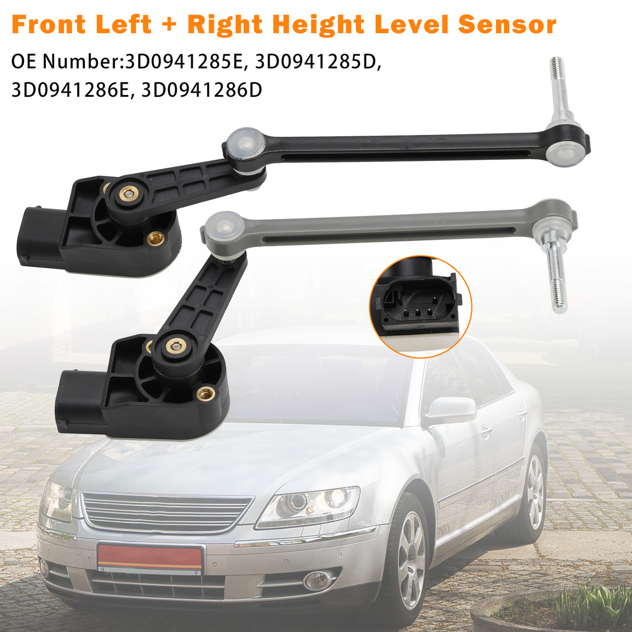 2002-2016 VW Phaeton 3D Front Right Height Level Sensor 3D0941286E/D Generic