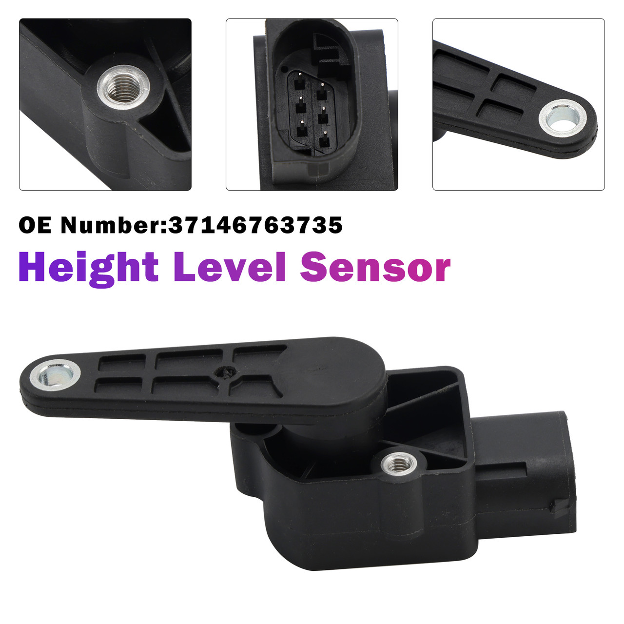 2001-2016 BMW 5 Series E60 E61 X1 X5 X6 E84 E70 E89 Height Level Sensor 37146763735 Generic
