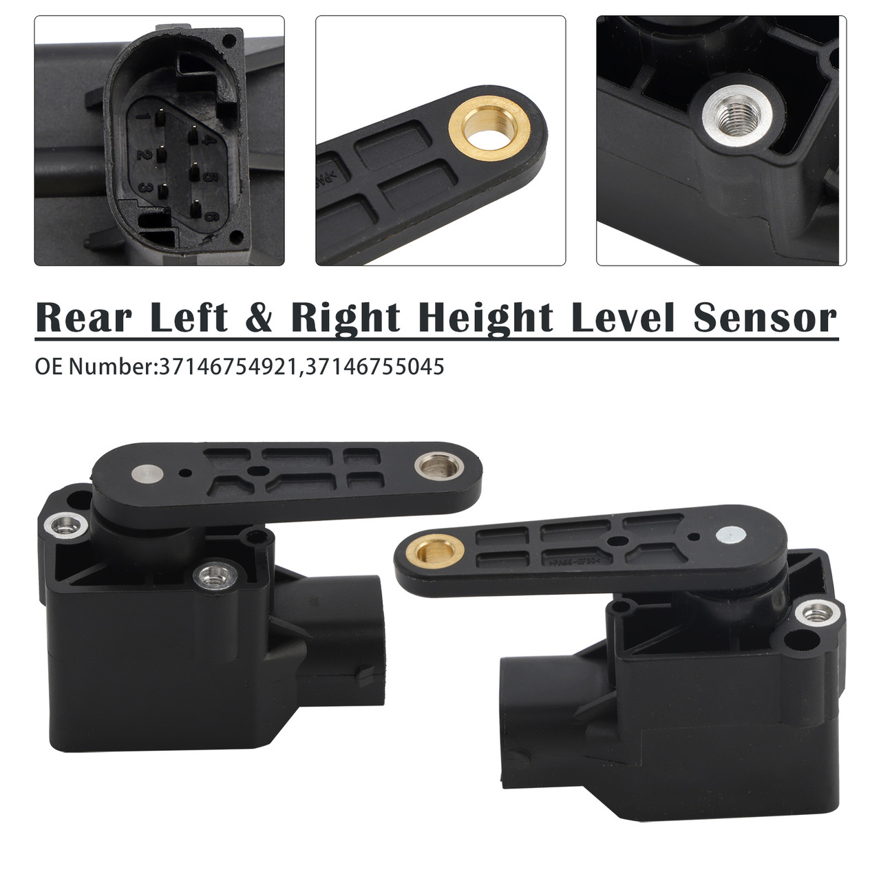 2000-2006 BMW X5 (E53) Rear Left & Right Air Suspension Ride Height Level Sensor Generic