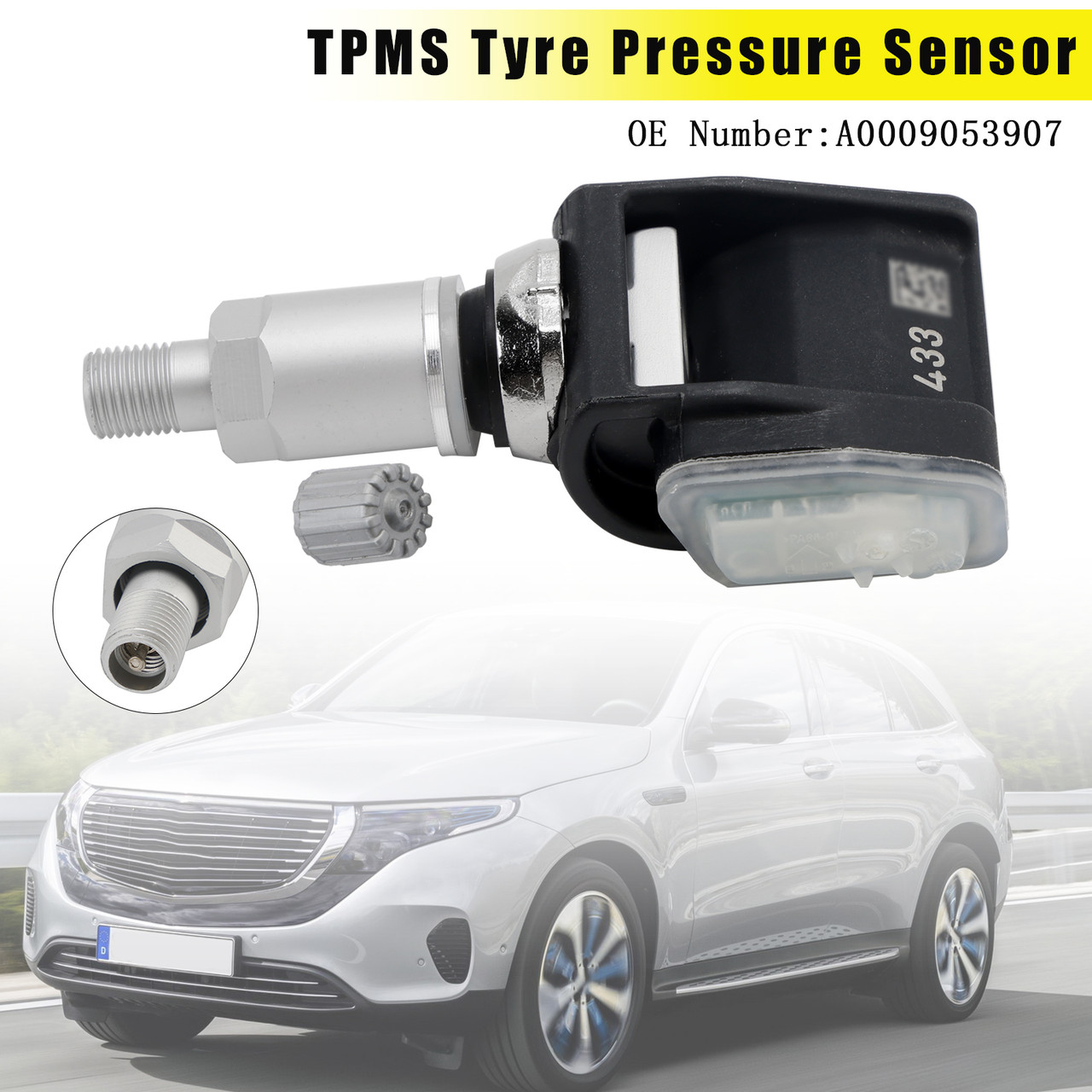 2004-2014 Smart For four/ two Pre-coded TPMS Tyre Pressure Sensor A0009050030 Generic