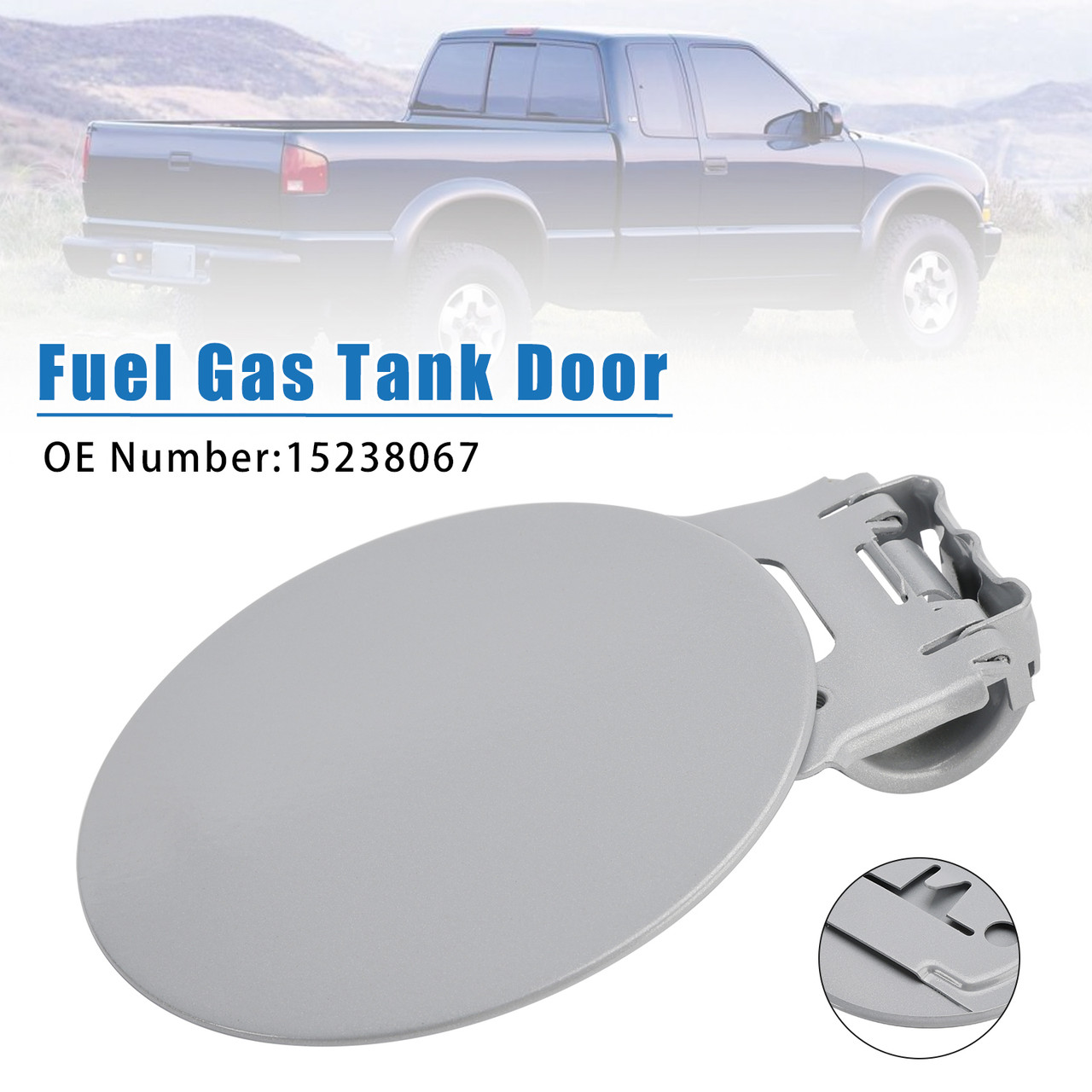 1996-2024 Chevy Blazer Express 1500 2500 3500 S10 Fuel Gas Tank Door 15238067 Generic