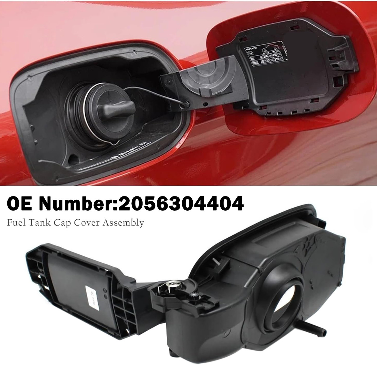 2015-2019 Mercedes-Benz C300 C400 C450 Fuel Tank Cap Cover Assembly 2056304404 Generic