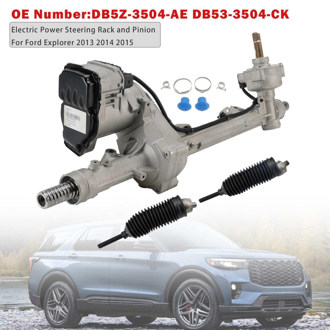 2014-2015 For Ford Explorer 2.0L 3.5L Electric Power Steering Rack and Pinion DB5Z-3504-AE Generic