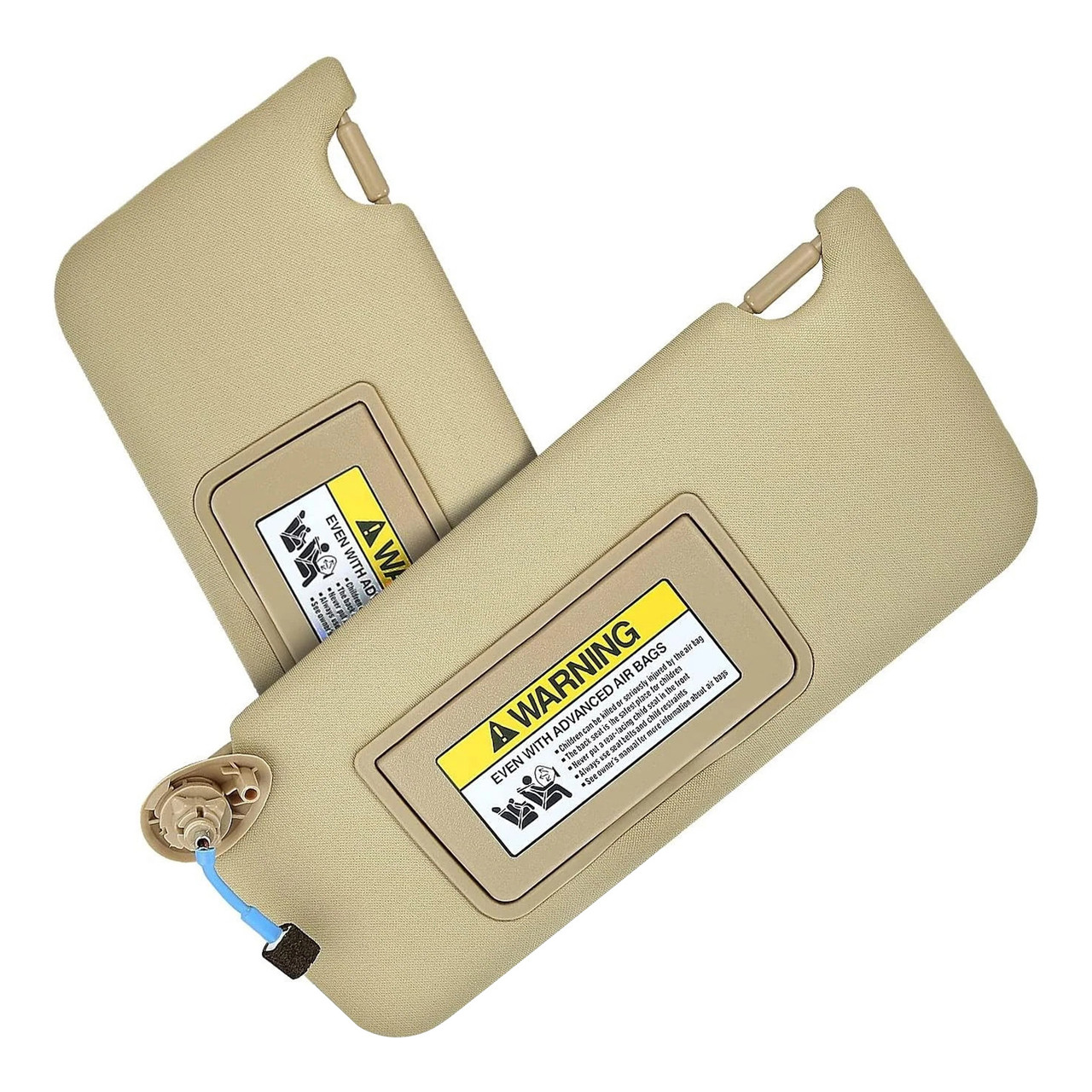 2008-2017 Honda Accord Pair Of Beige Sun Visor 83280TA5A51ZA Generic