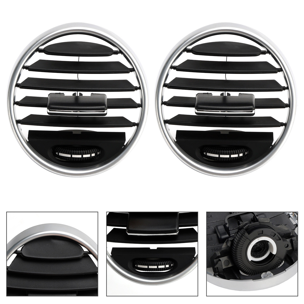 2005-2011 Mercedes-Benz M class (W164) 2Pcs A/C Air Vent Grill Outlet Panel A1648301954 Generic