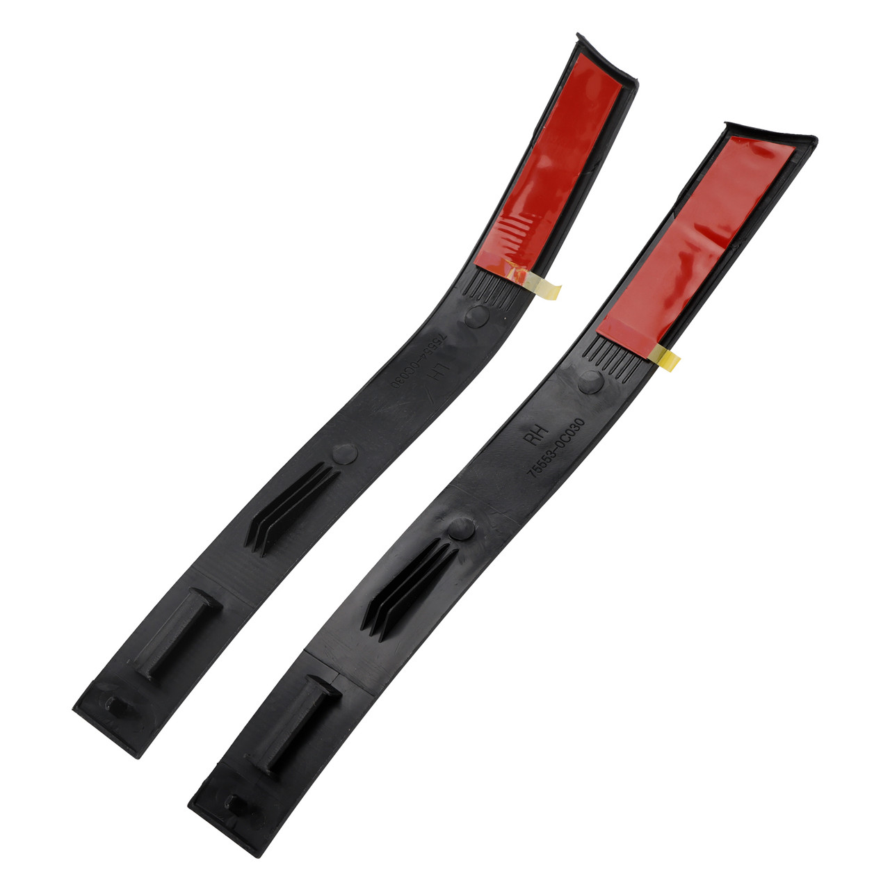 2007-2021 Toyota Tundra Crewmax 4 Full Doors Roof Drip Molding Rear Left & Right 75553-0C030 75554-0C030 Generic