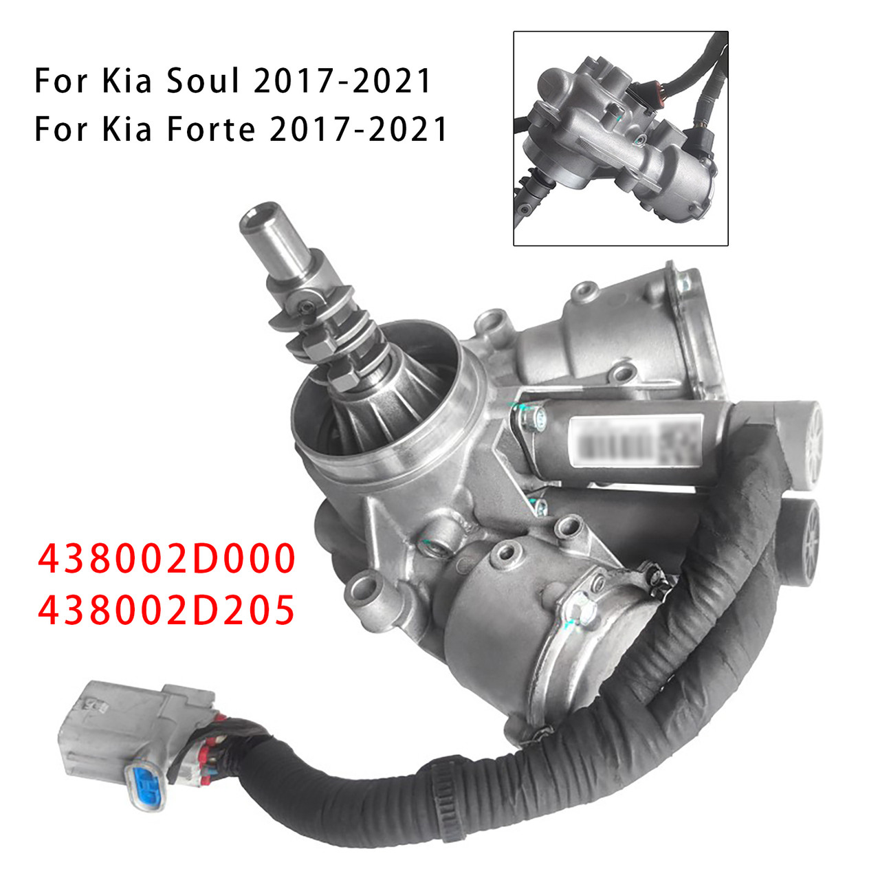 2017-2021 Kia Soul Forte Actuator Assy-Gear 438002D000 438002D205 12-Pin Generic