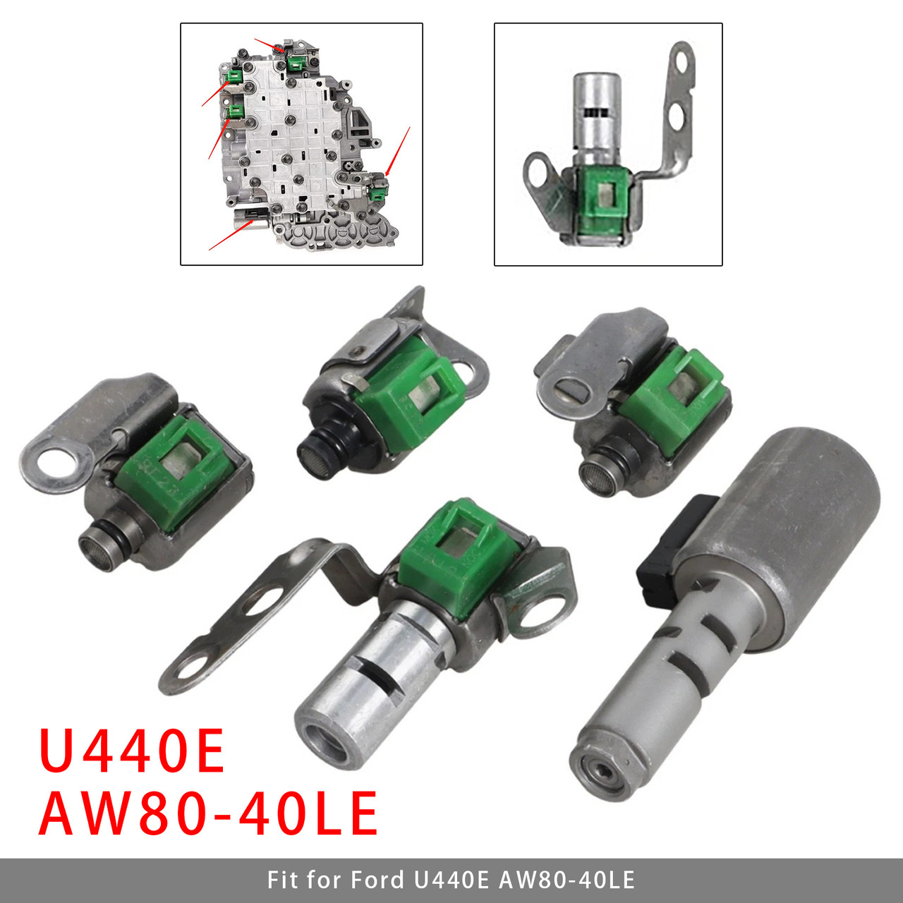 Chevy U440E AW80-40LE 5PCS Transmission Solenoid Shift Kit Generic
