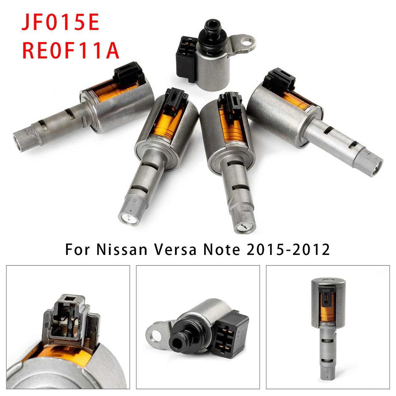 2011-2015 Nissan Spark Note Sentra Tiida Versa Swift JF015E RE0F11A CTV Transmission Solenoid Kit Generic