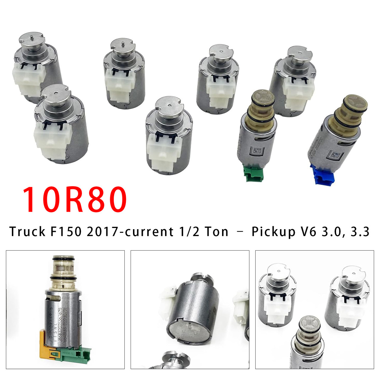 2018- on Lincoln Navigator 8PCS 10R80 Automatic Transmission Solenoid Kit Generic