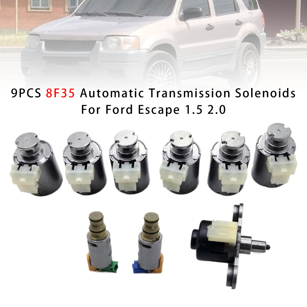 Ford Escape 1.5 2.0 9PCS 8F35 Automatic Transmission Solenoids Generic