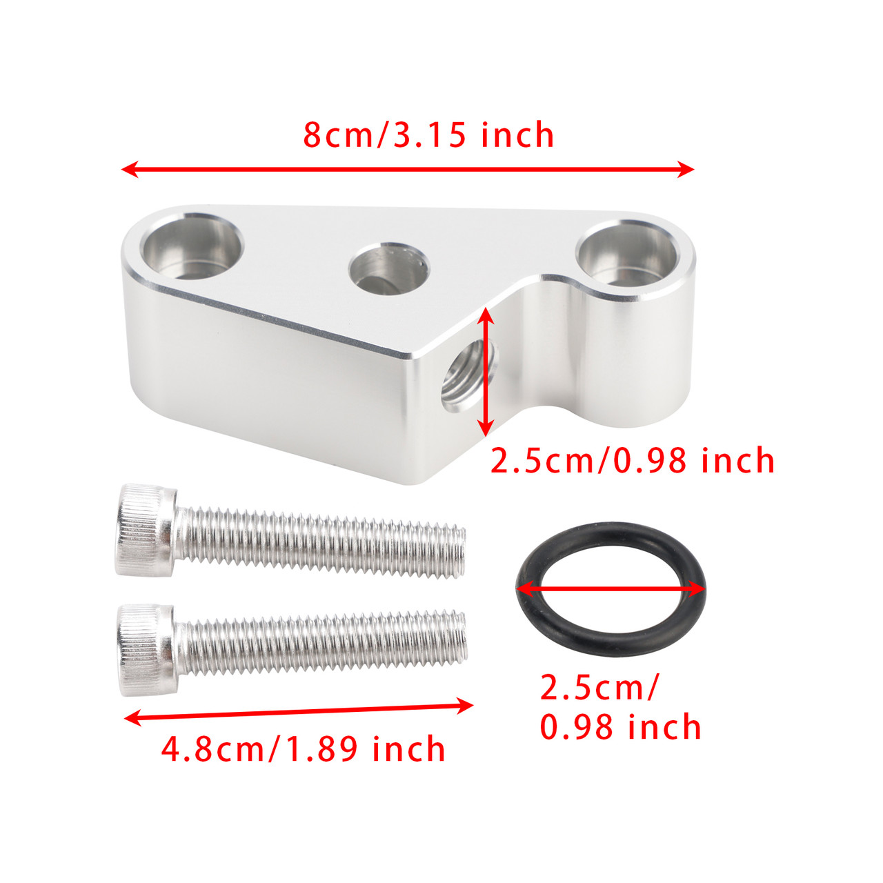 Oil Pressure Sensor Adapter Port 551166 For Gen 5 LT Valley Pan - M12-1.75 Sending Unit