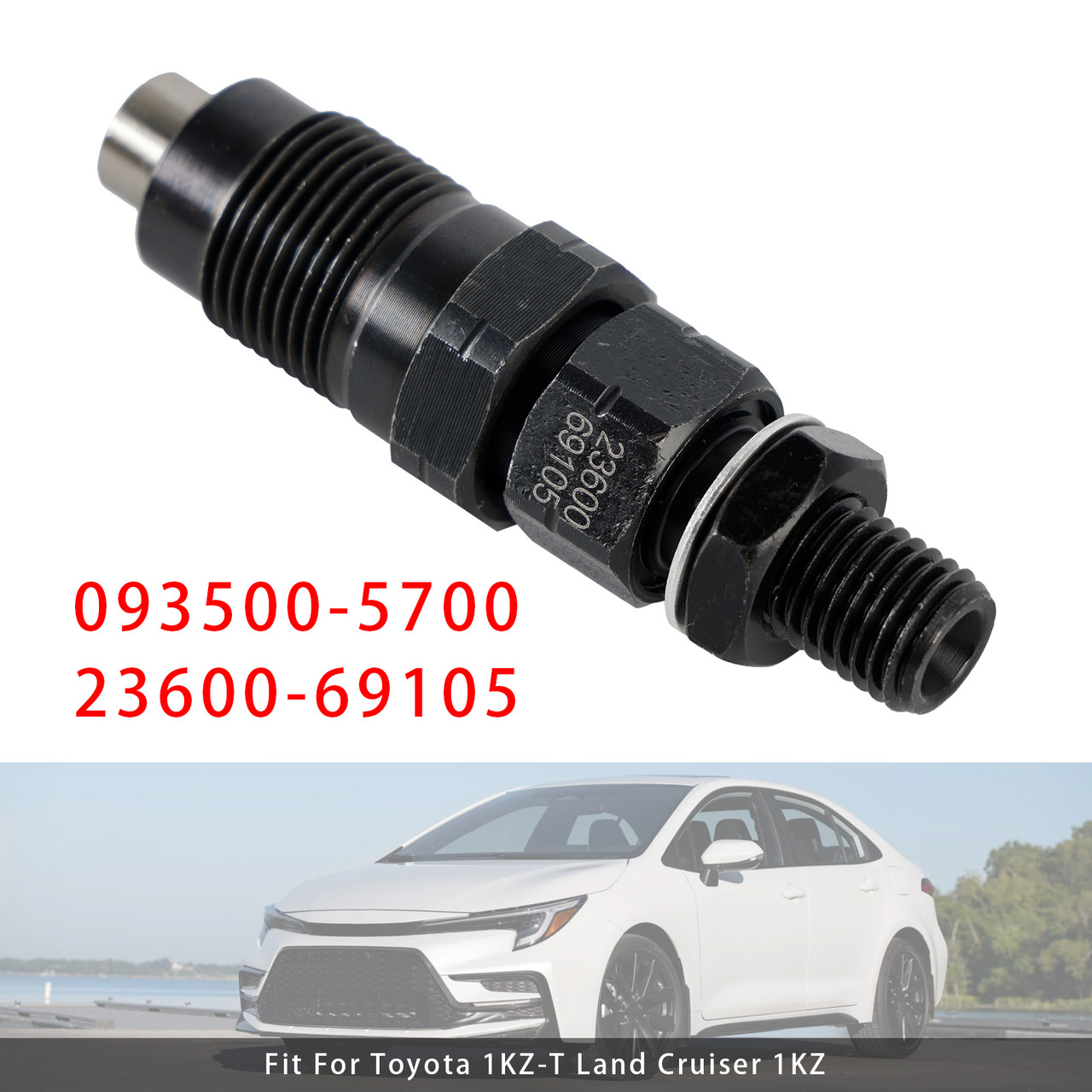 Toyota 1KZ-T Land Cruiser 1KZ 4Pcs Fuel Injector 093500-5700 23600-69105 Generic