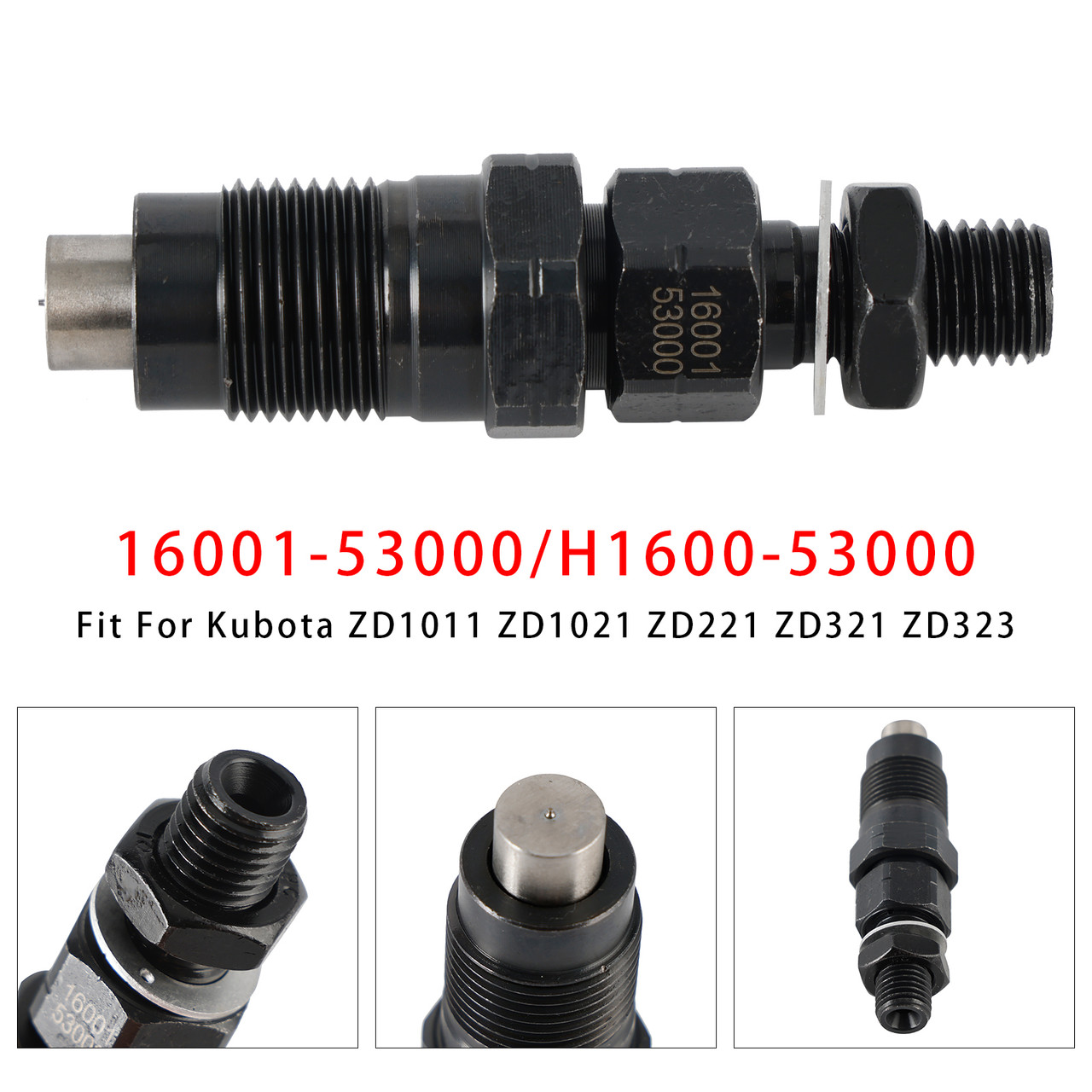 Kubota D722 D782 BX2230D Engine 1Pcs Fuel Injector 16001-53000 H1600-53000 Generic