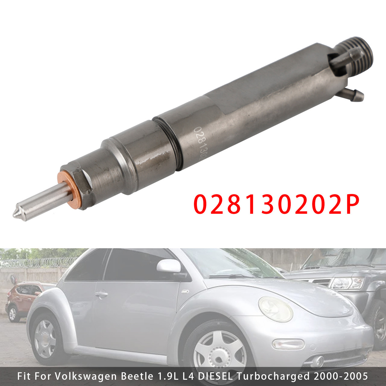 2000-2005 Volkswagen Beetle Golf Jetta 1.9L L4 4Pcs Fuel Injector FJ908 Generic