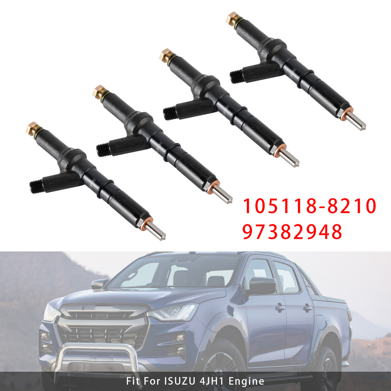 2013-2018 Dodge Ram 6.7L 1Pcs Fuel Injector 4994925 0445120342 Generic