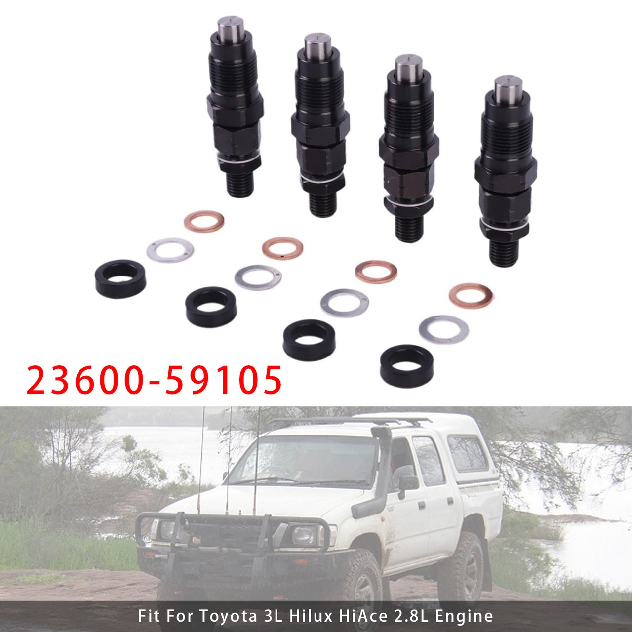 1989-1993 Dodge Cummins 5.9L 12v 1Pcs Fuel Injector 0432131837 3919350 Generic