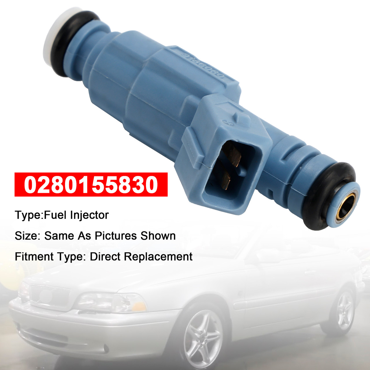 1998-2009 Volvo C70 I S60 S70 S80 1Pcs Fuel Injector 91860600 Generic