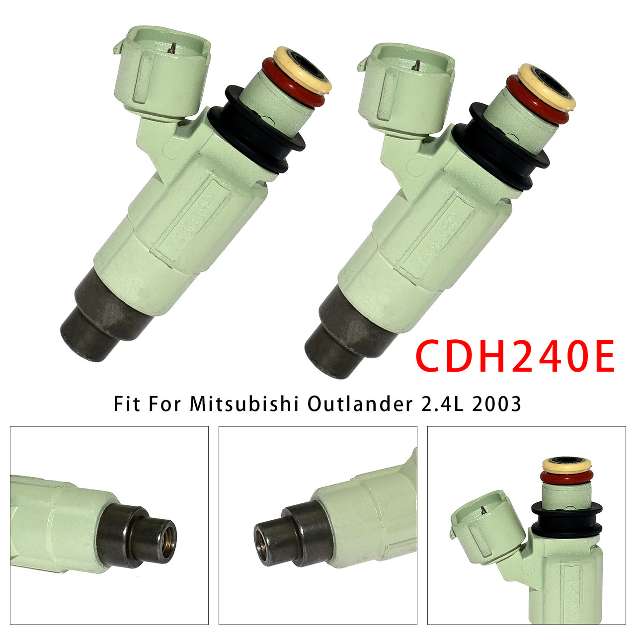 2003 Mitsubishi Outlander 2.4L 2Pcs Fuel Injector CDH240E Generic