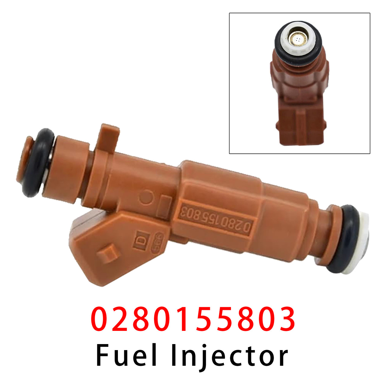 1998-2000 FIAT Ulysse I 1Pcs Fuel Injector 0280155803 Generic