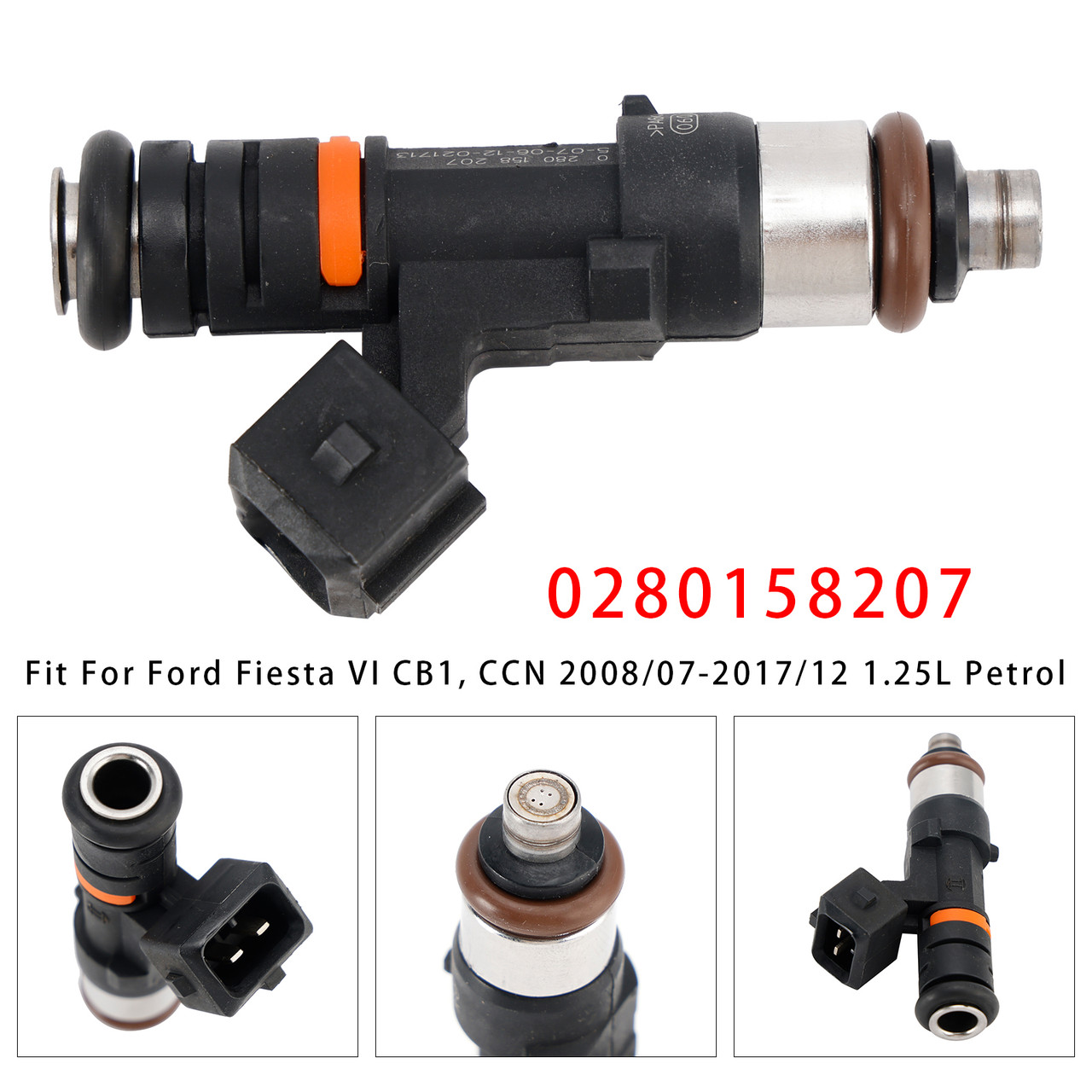 2010-2014 Ford Mondeo IV 1Pcs Fuel Injector 0280158207 Generic