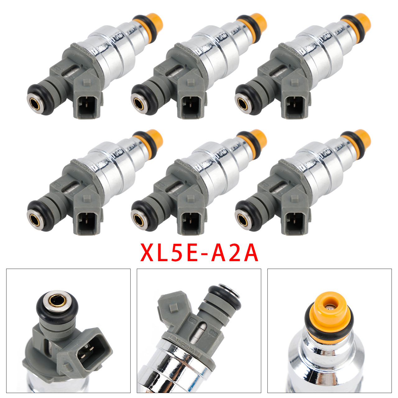 1998-2001 Mazda B3000 3.0L V6 6Pcs Fuel Injector XL5E-A2A XL5E-B2A Generic