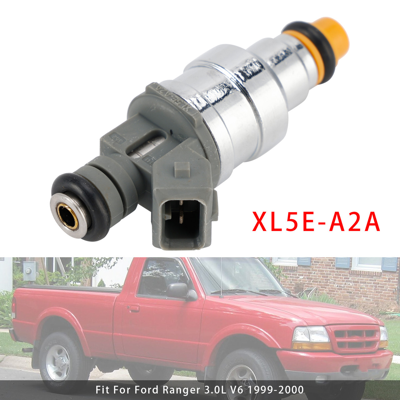 1999-2000 Ford Ranger 3.0L V6 1Pcs Fuel Injector XL5E-A2A XL5E-B2A Generic