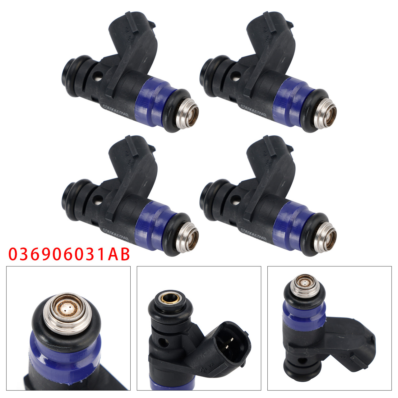 1999-2008 Skoda Fabia I 4Pcs Fuel Injector 036906031AB Generic