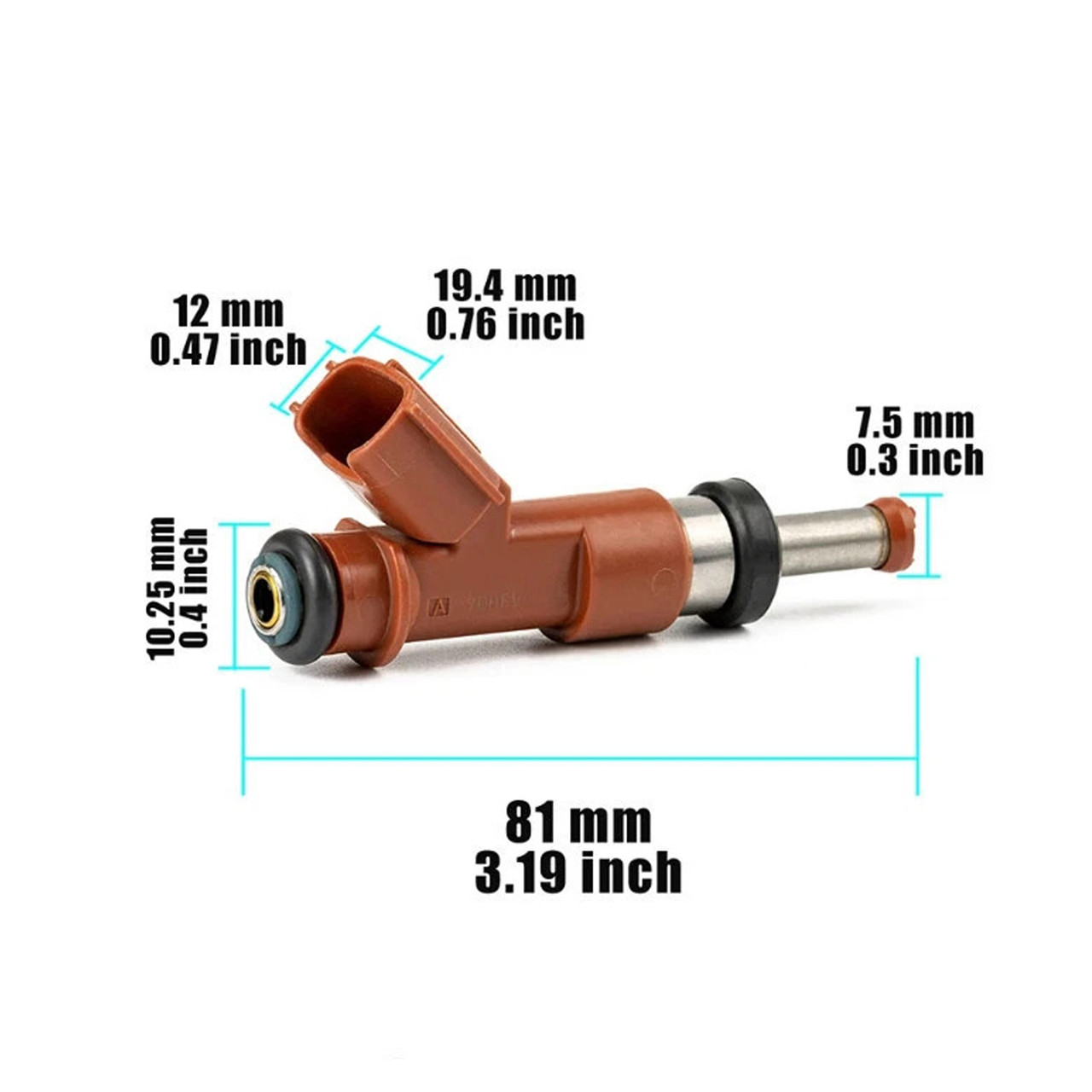 2005-2012 Toyota Avalon 6 Cyl 3.5L 1Pcs Fuel Injector 23250-31050 Generic