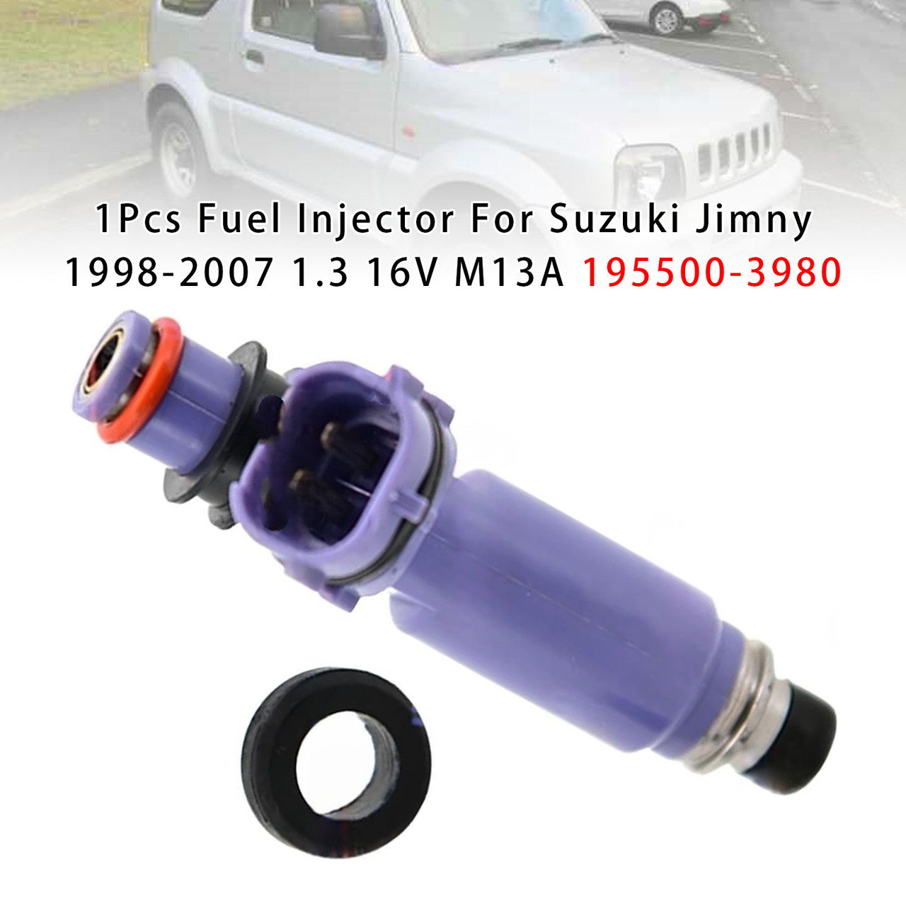 1998-2007 Suzuki Jimny 1.3 16V M13A 60KW 1Pcs Fuel Injector 195500-3980 Generic
