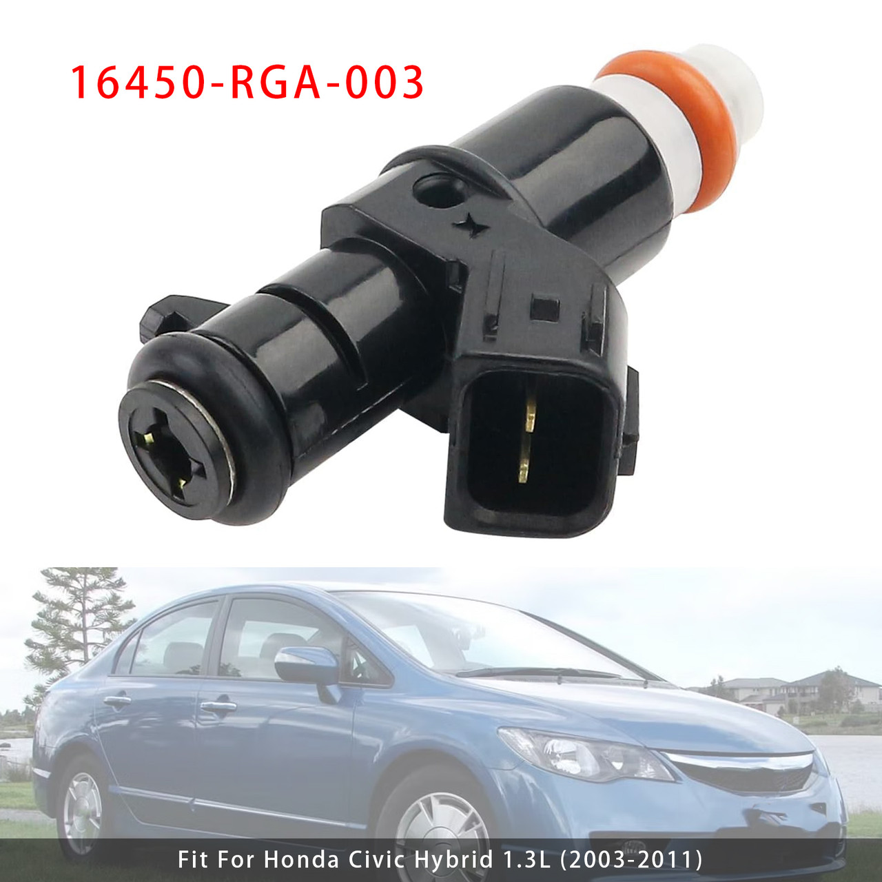 2013-2015 Acura ILX Hybrid 1.5L 1Pcs Fuel Injector 16450-RGA-003 Generic