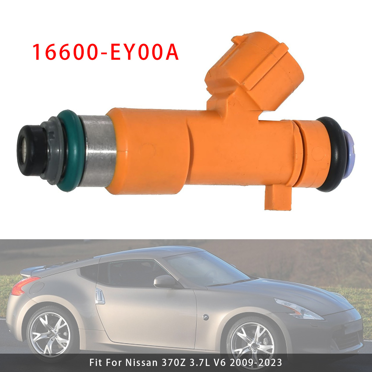 2009-2023 Nissan 370Z 3.7L V6 1Pcs Fuel Injector 16600-EY00A Generic
