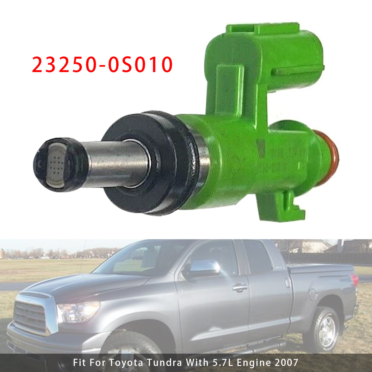 2007 Toyota Tundra With 5.7L Engine 8Pcs Fuel Injector 23250-0S010 Generic