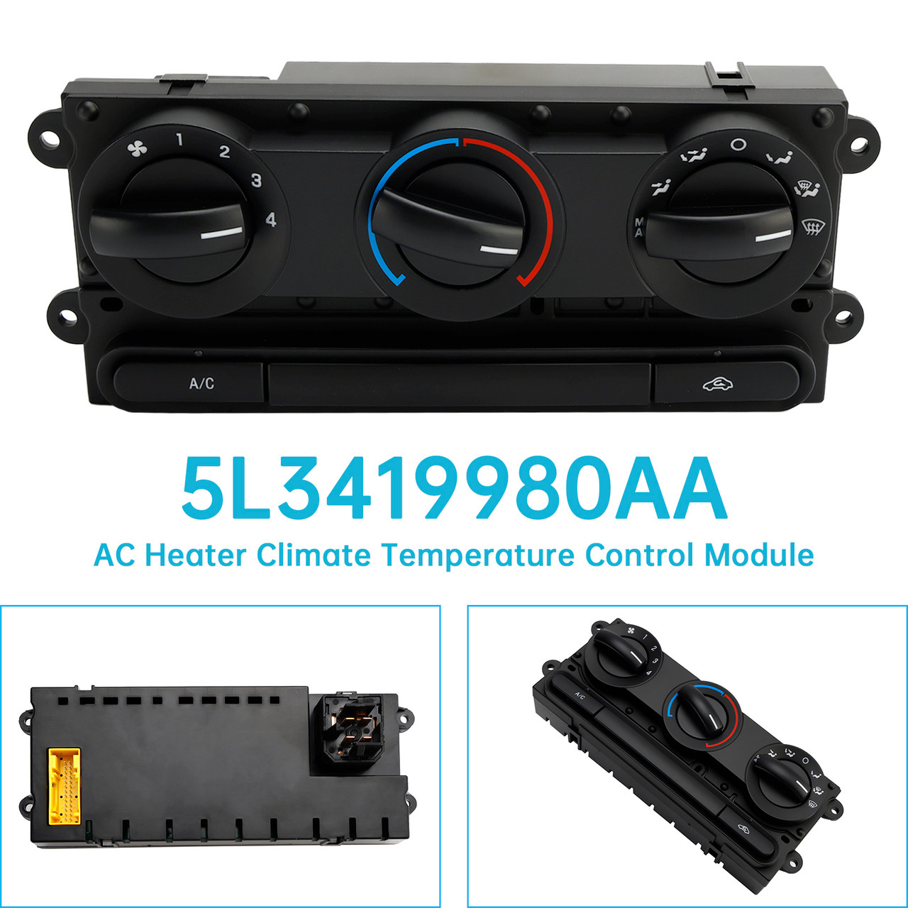 2004-2008 Ford F-150 AC Heater Climate Temperature Control Module 5L3419980AA Generic