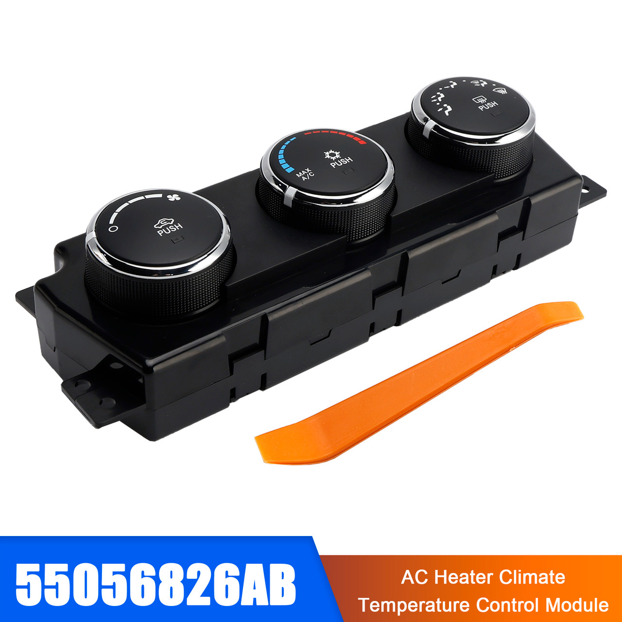2009-2010 Dodge Ram 1500 AC Heater Climate Temperature Control Module 55056826AB Generic