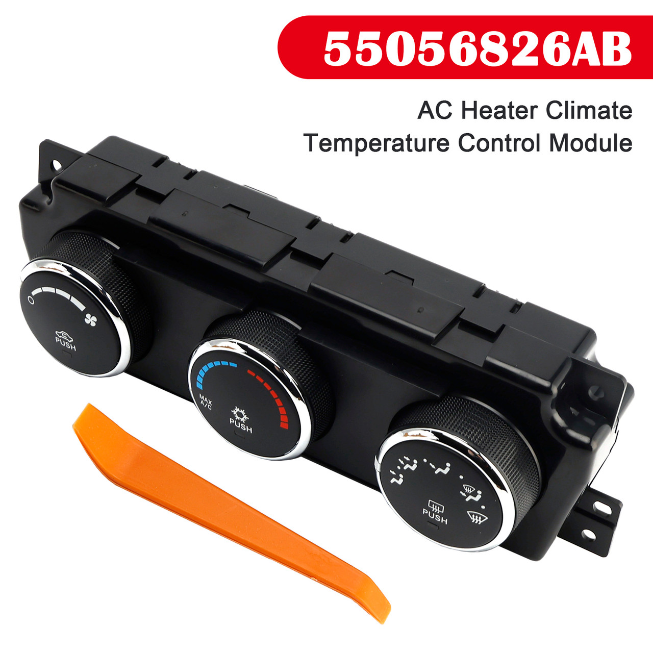 2009-2010 Dodge Ram 1500 AC Heater Climate Temperature Control Module 55056826AB Generic