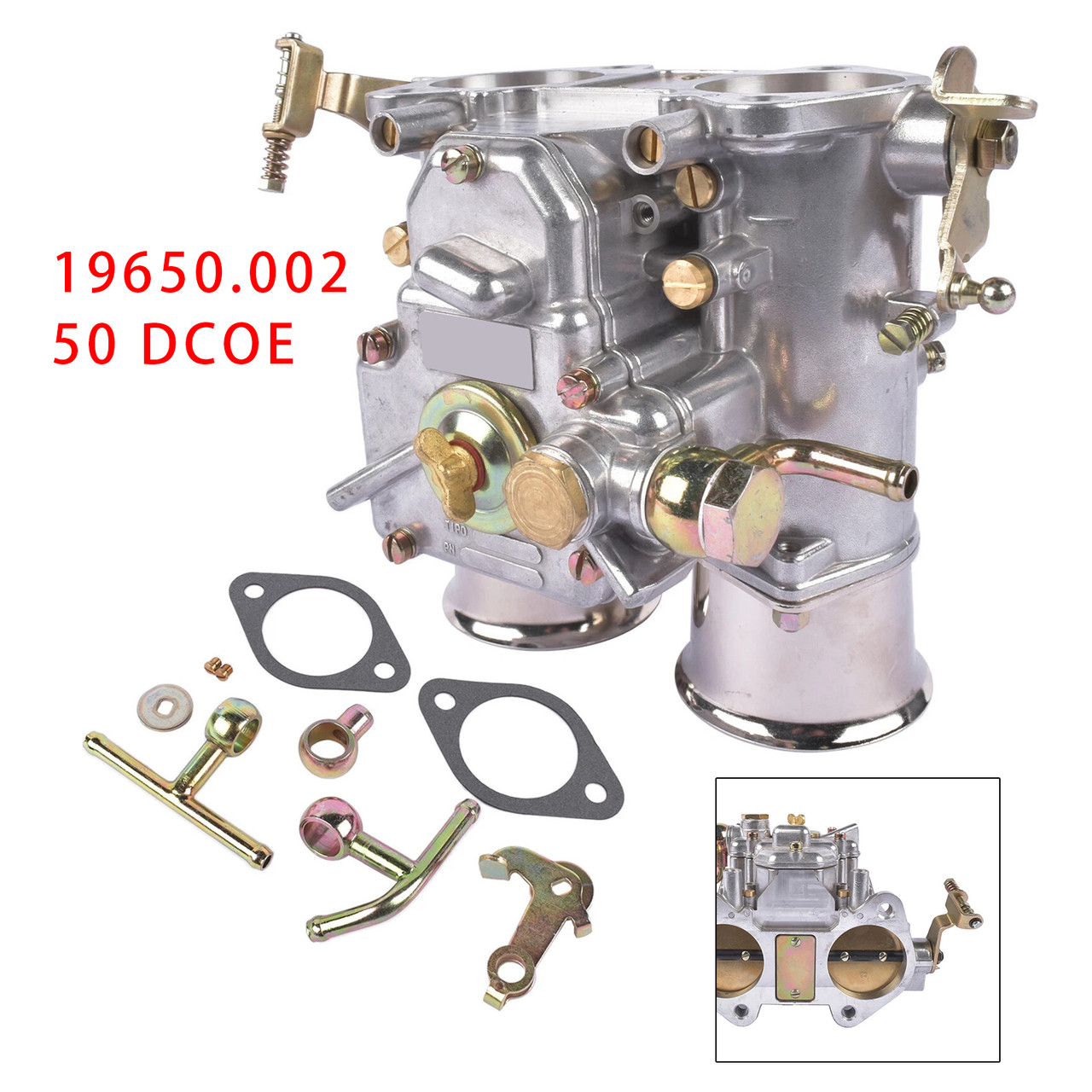 Carburetor 19650.002 For Weber 50 DCOE 50mm Draft W/Electric Choke 4cyl 6cyl