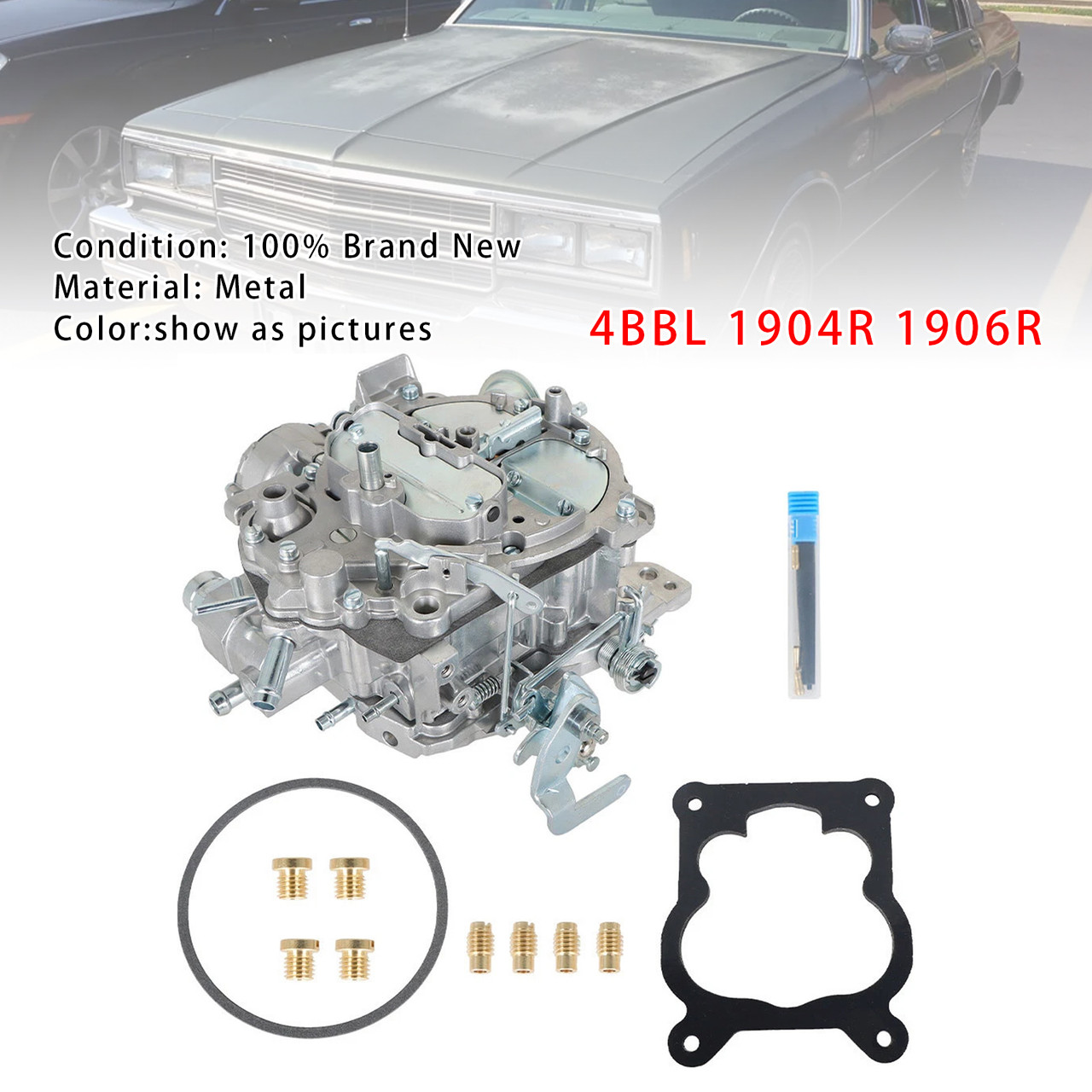 1980-1989 Chevy 305-350C 4MV 4BBL 1904R 1906R Carburetor 2312940 CB305350 Generic