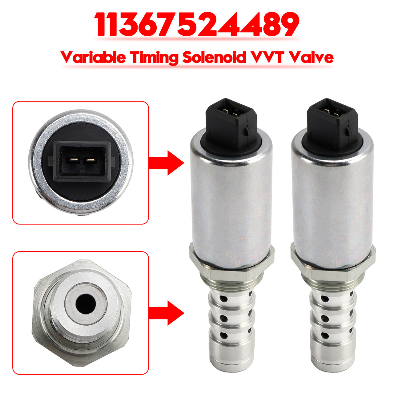 2003-2005 LAND ROVER RANGE ROVER 2PCS Variable Timing Solenoid VVT Valve 11367524489 Generic