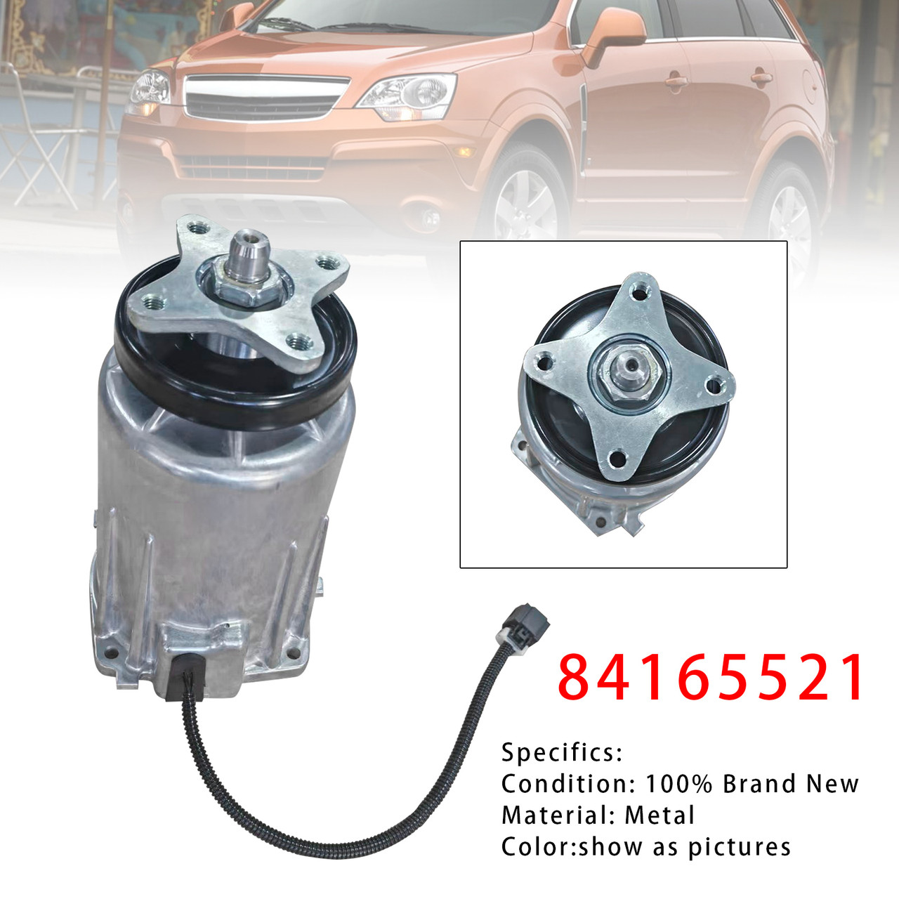 2012-2015 Chevrolet Captiva Equinox 3.0L 2.4L Rear Wheel Drive Module Clutch Housing 84165521 Generic