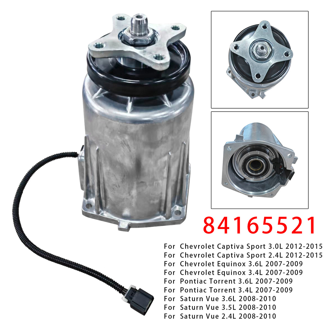 2012-2015 Chevrolet Captiva Equinox 3.0L 2.4L Rear Wheel Drive Module Clutch Housing 84165521 Generic