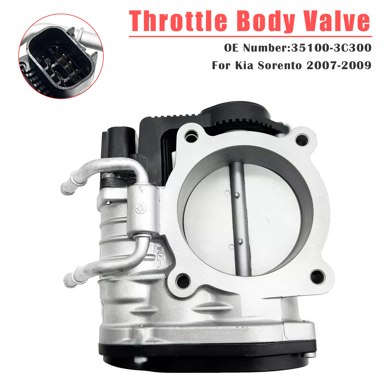 2007-2009 Kia Sorento Base EX LX 3.3L 3.8L V6 Throttle Body Valve 35100-3C300 Generic