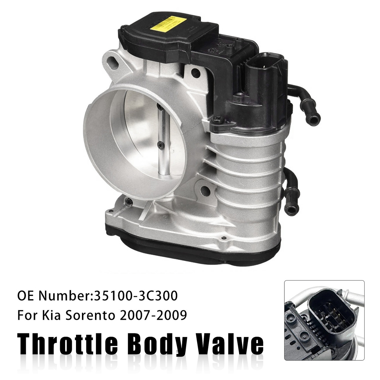 2007-2009 Kia Sorento Base EX LX 3.3L 3.8L V6 Throttle Body Valve 35100-3C300 Generic