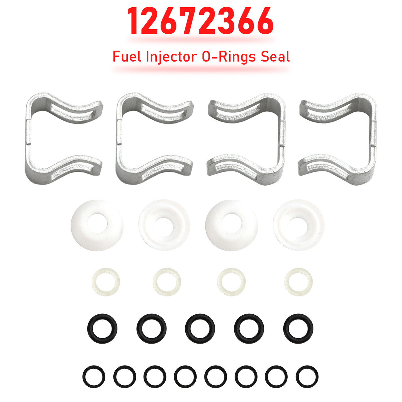 12672366 Fuel Injector O-Rings Seal for Chevy Express Van SaVana