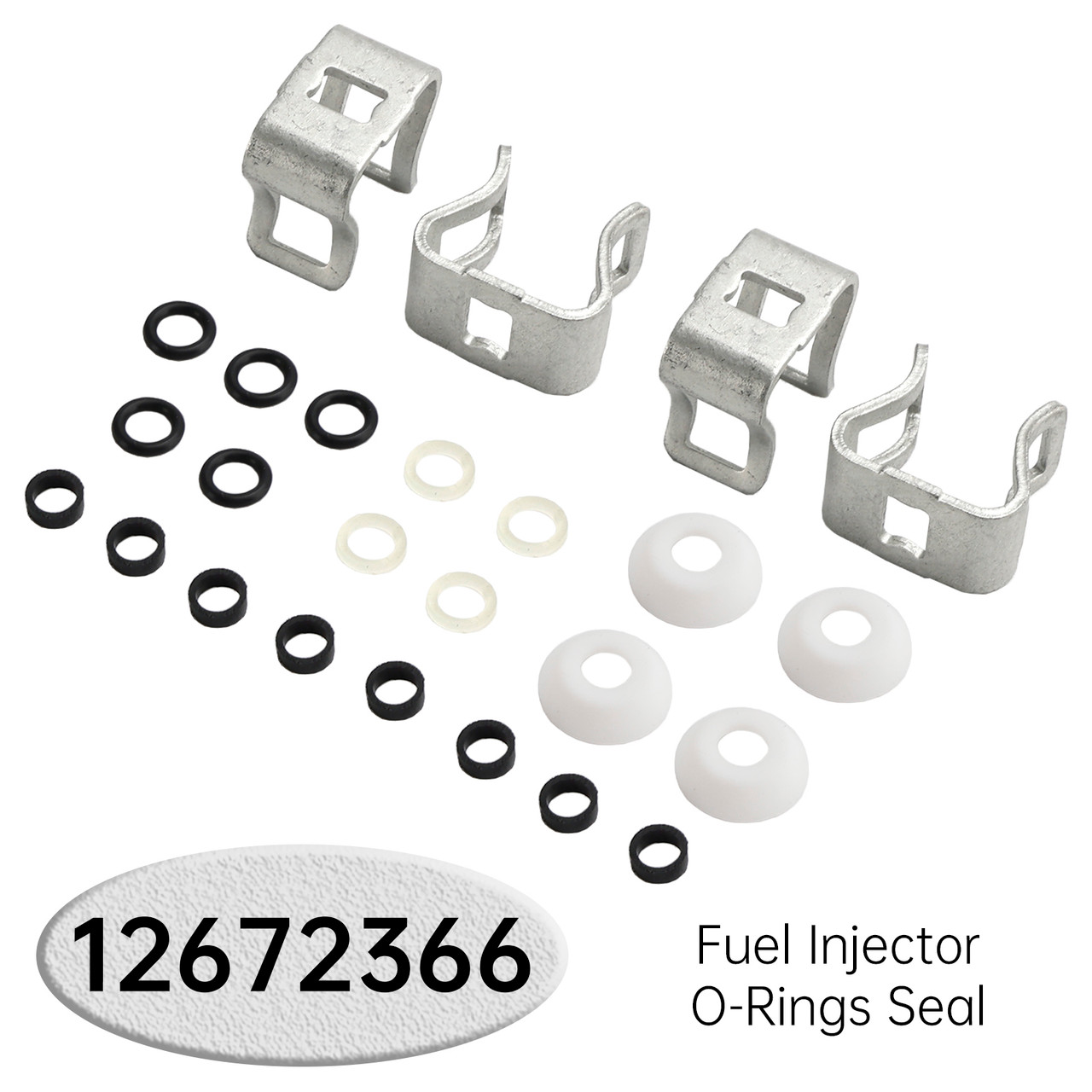 12672366 Fuel Injector O-Rings Seal for Chevy Express Van SaVana