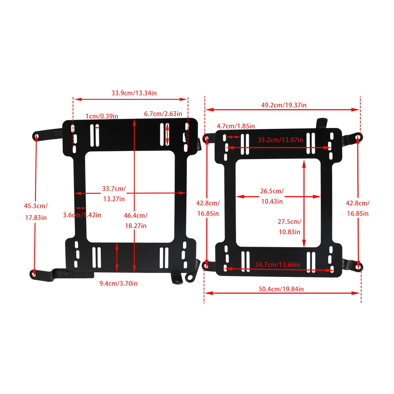 2003-2006 Infiniti G35 2X Low Profile Bracket Rail Seat Brackets Adapter Generic