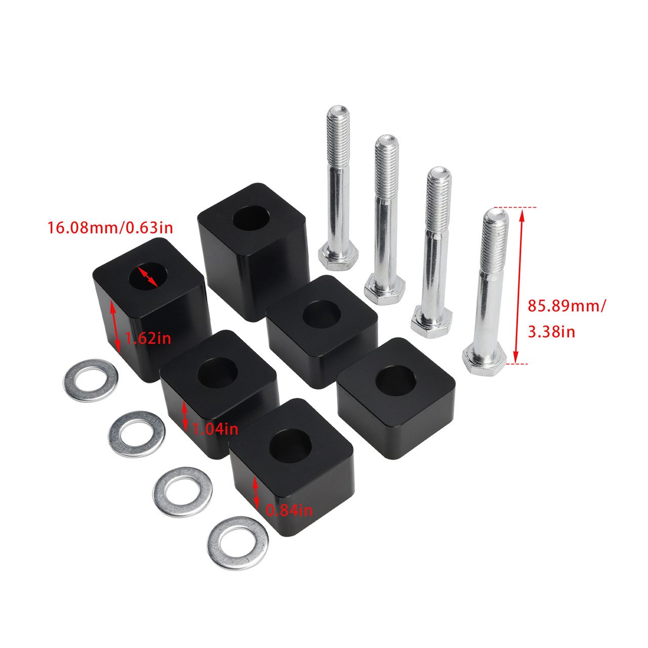 2017+ F250 F350 F450 Super Duty 2x Seat Lift Kit 4/5"-2.4" Generic